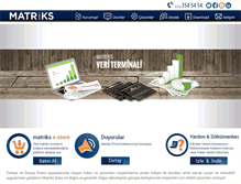 Tablet Screenshot of matriksdata.com